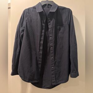 Lululemon Black Flannel shirt, size 6